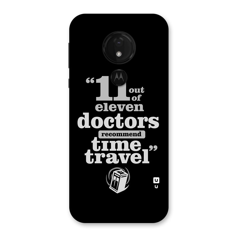 Doctors Recommend Time Travel Back Case for Moto G7 Power