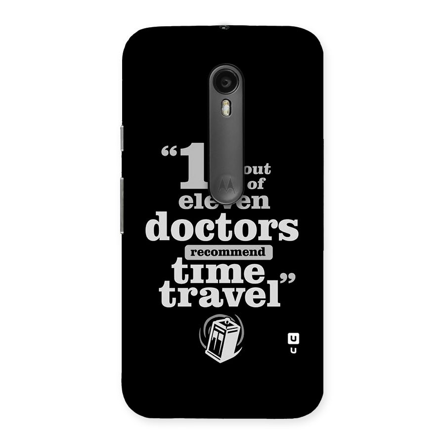 Doctors Recommend Time Travel Back Case for Moto G Turbo
