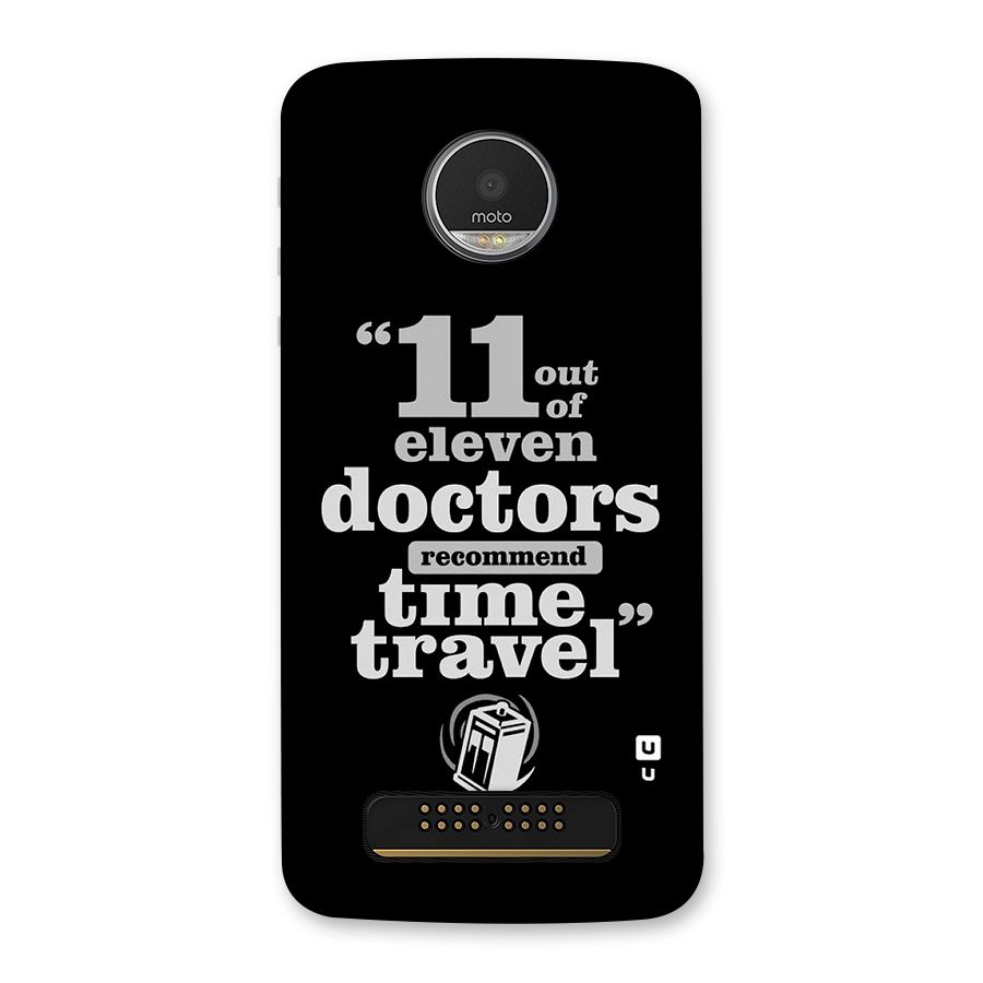 Doctors Recommend Time Travel Back Case for Moto Z Play