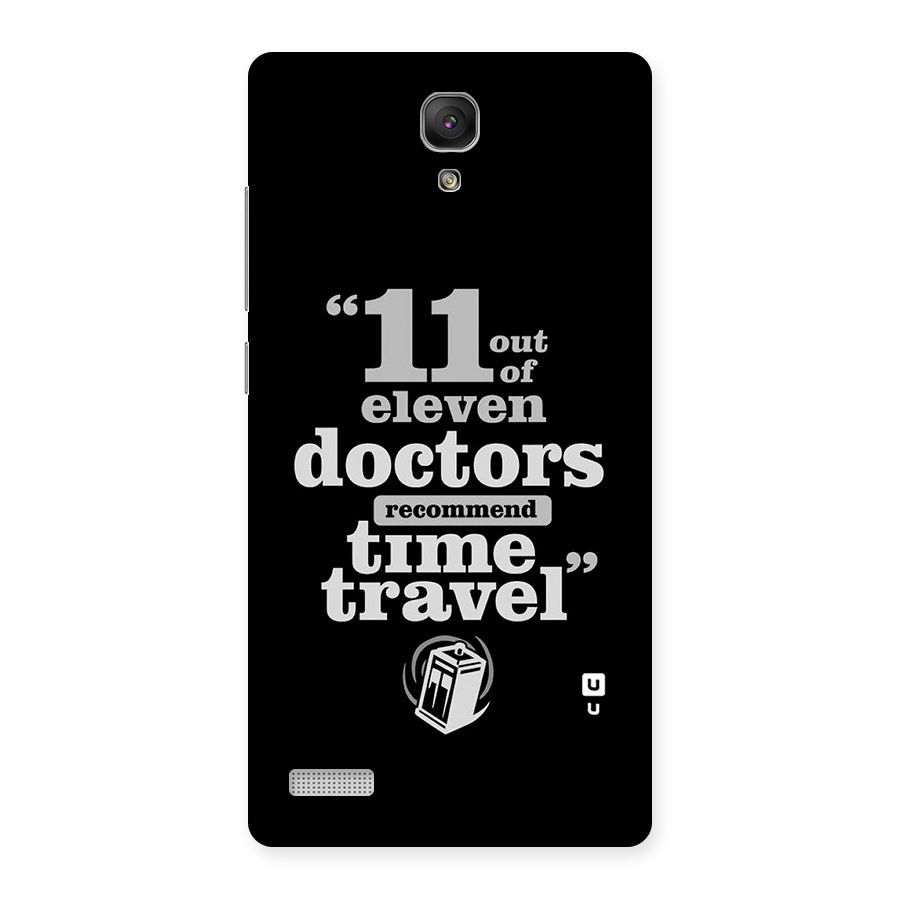 Doctors Recommend Time Travel Back Case for Redmi Note Prime