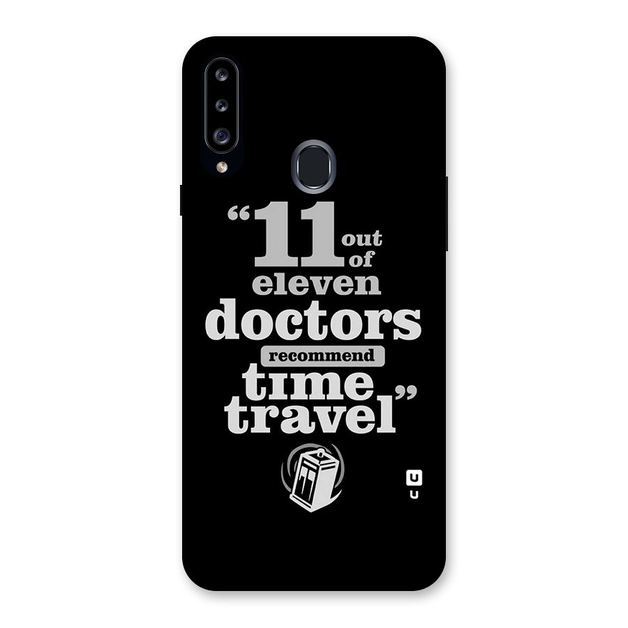 Doctors Recommend Time Travel Back Case for Samsung Galaxy A20s