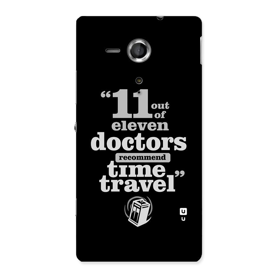 Doctors Recommend Time Travel Back Case for Sony Xperia SP