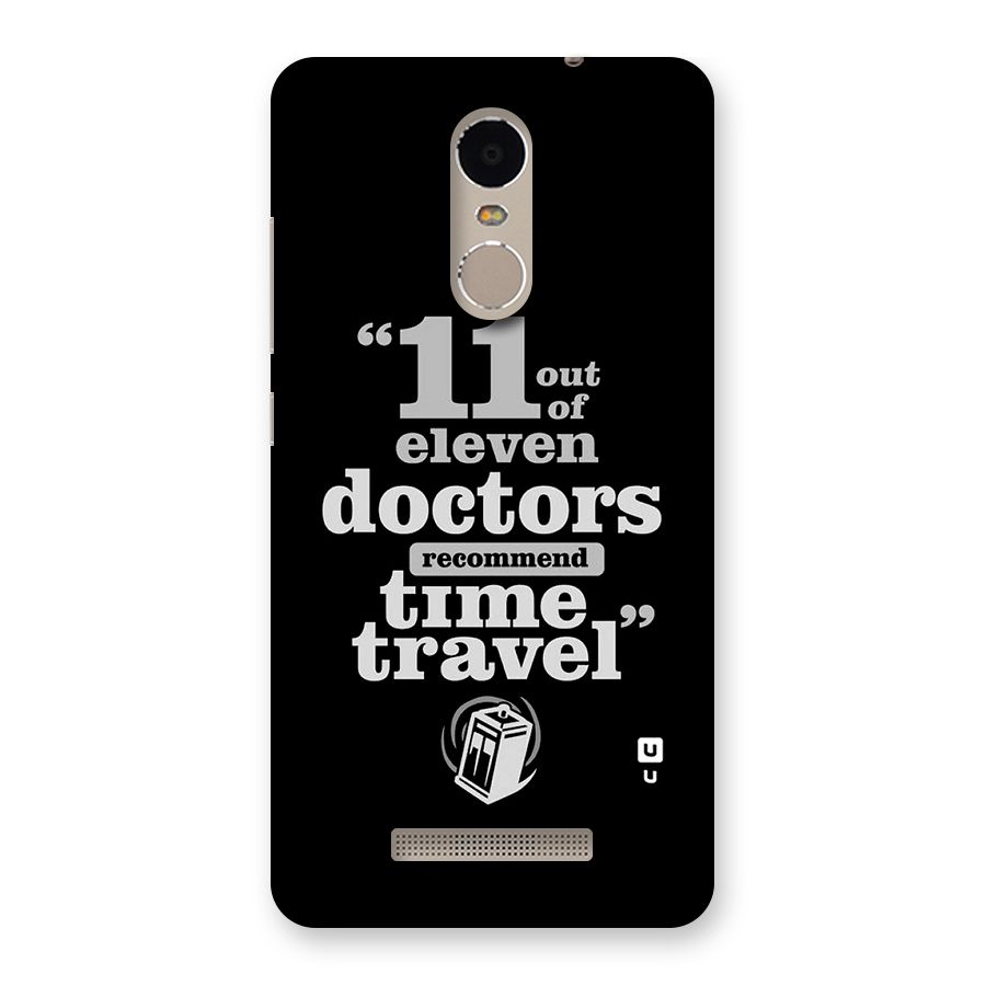 Doctors Recommend Time Travel Back Case for Xiaomi Redmi Note 3