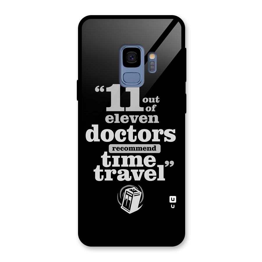Doctors Recommend Time Travel Glass Back Case for Galaxy S9