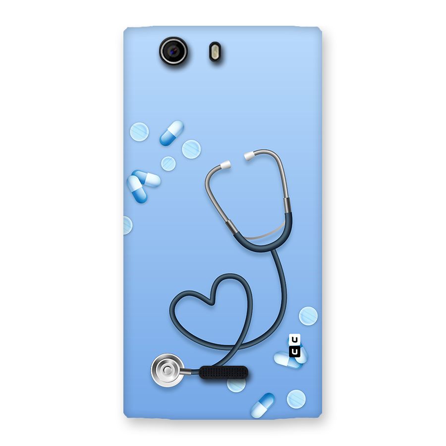 Doctors Stethoscope Back Case for Canvas Nitro 2 E311