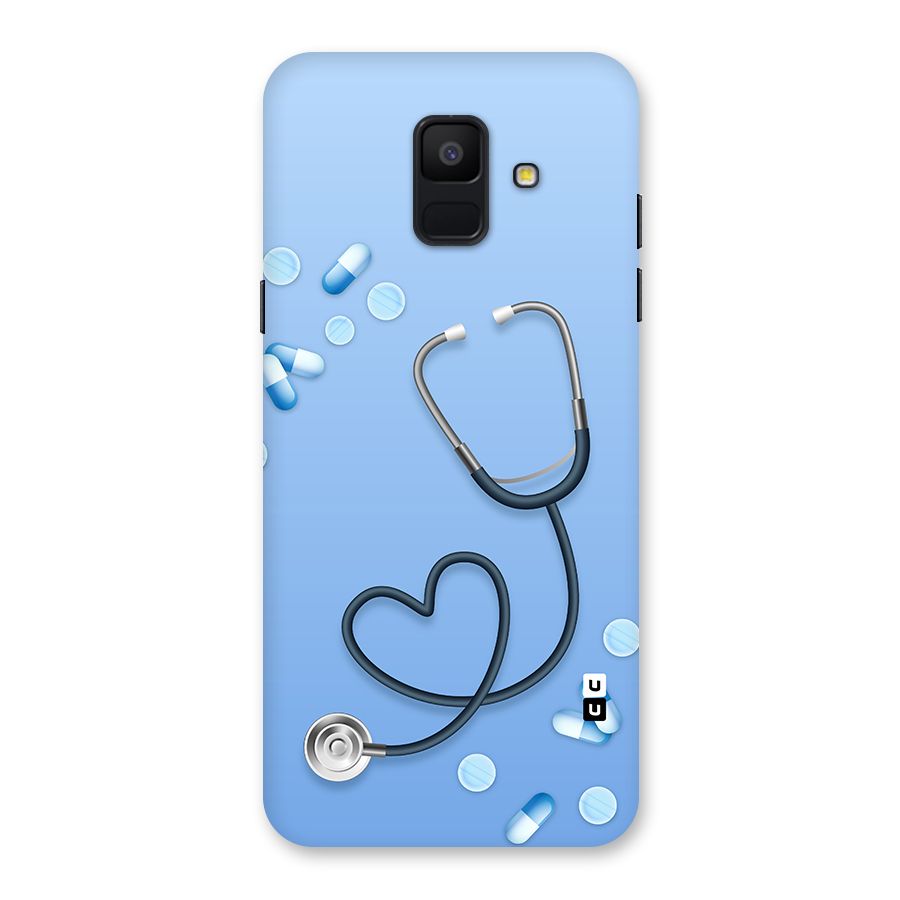 Doctors Stethoscope Back Case for Galaxy A6 (2018)