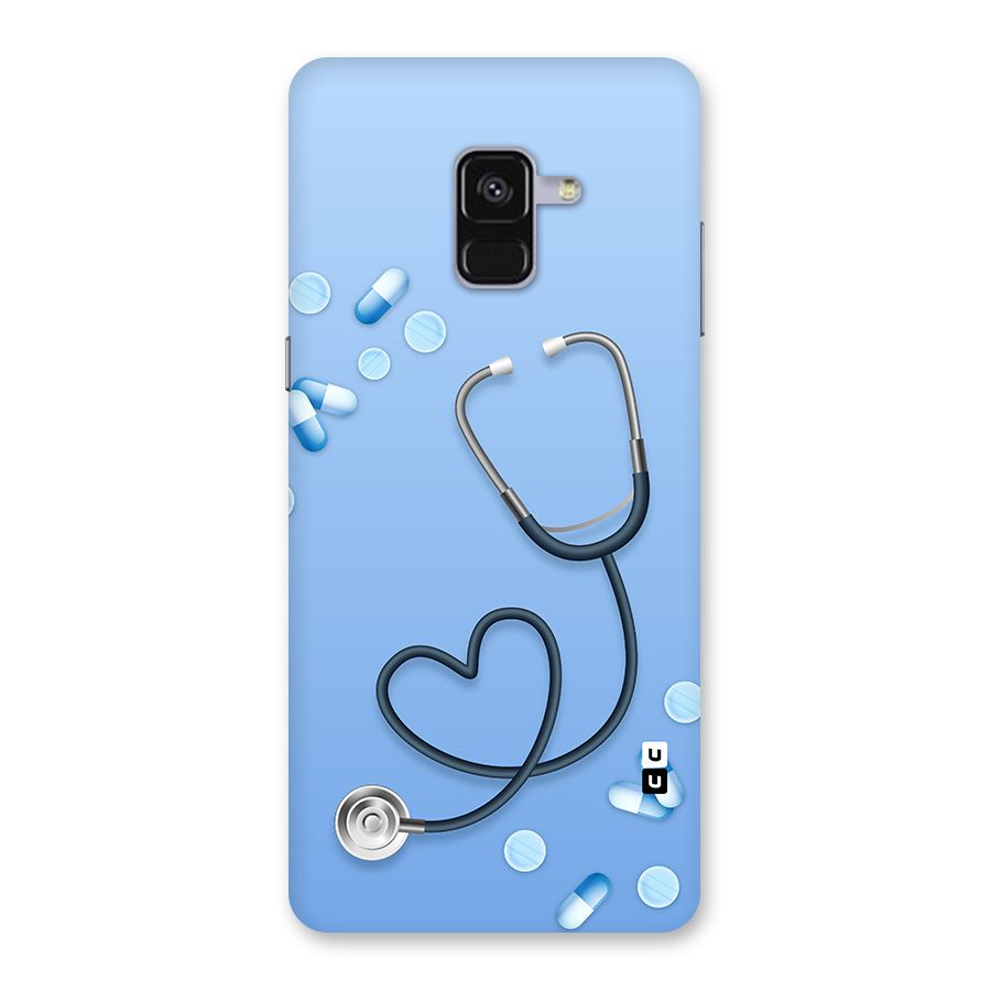 Doctors Stethoscope Back Case for Galaxy A8 Plus