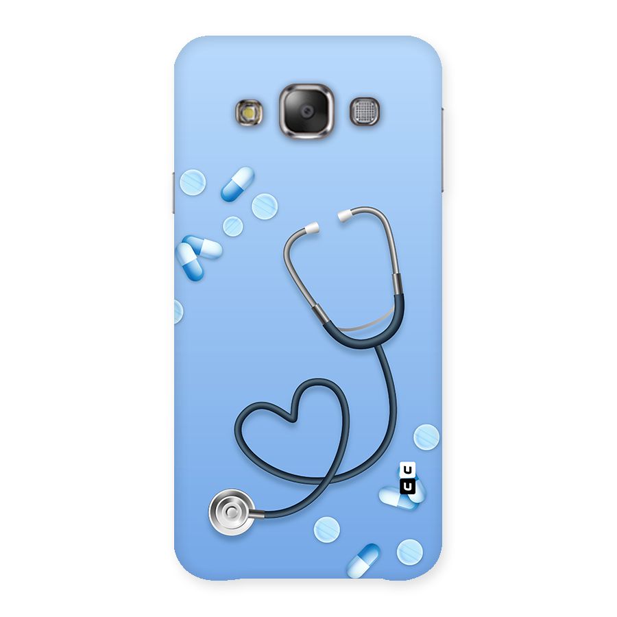 Doctors Stethoscope Back Case for Galaxy E7