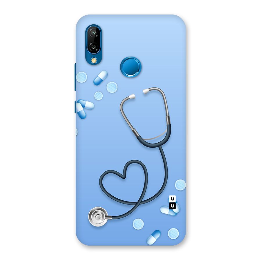 Doctors Stethoscope Back Case for Huawei P20 Lite