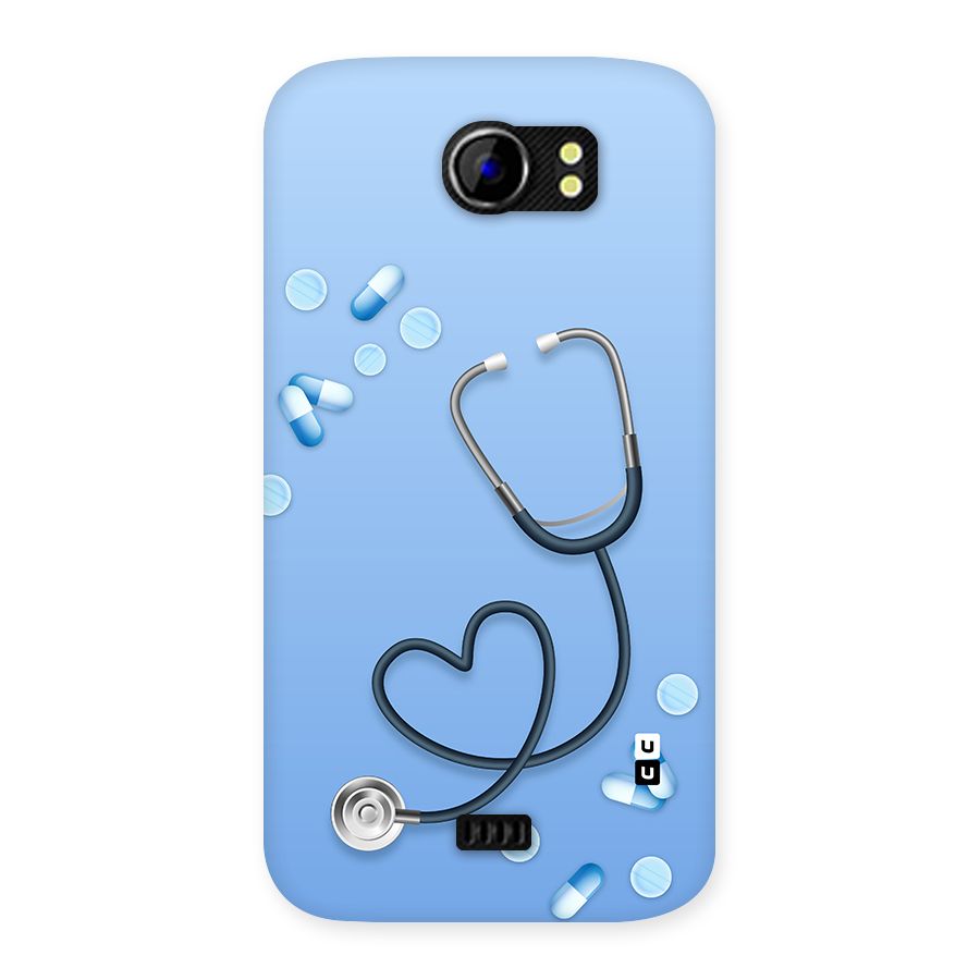 Doctors Stethoscope Back Case for Micromax Canvas 2 A110