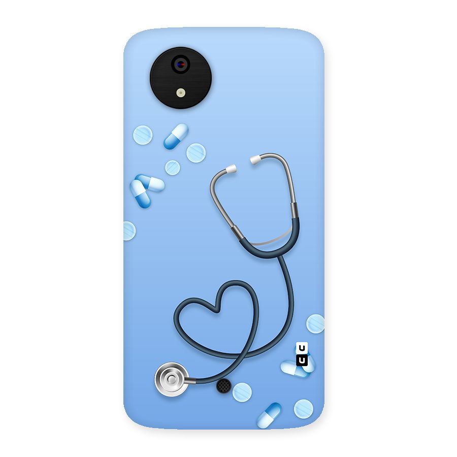 Doctors Stethoscope Back Case for Micromax Canvas A1