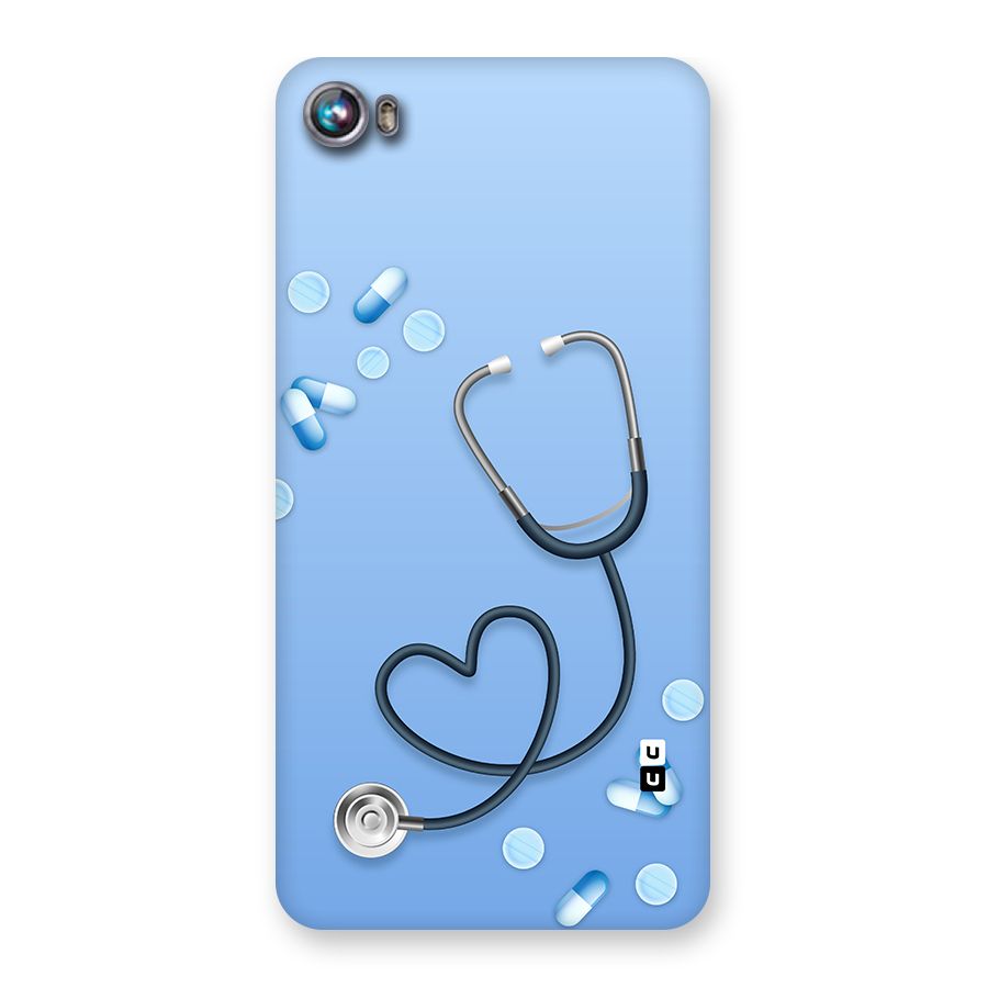Doctors Stethoscope Back Case for Micromax Canvas Fire 4 A107