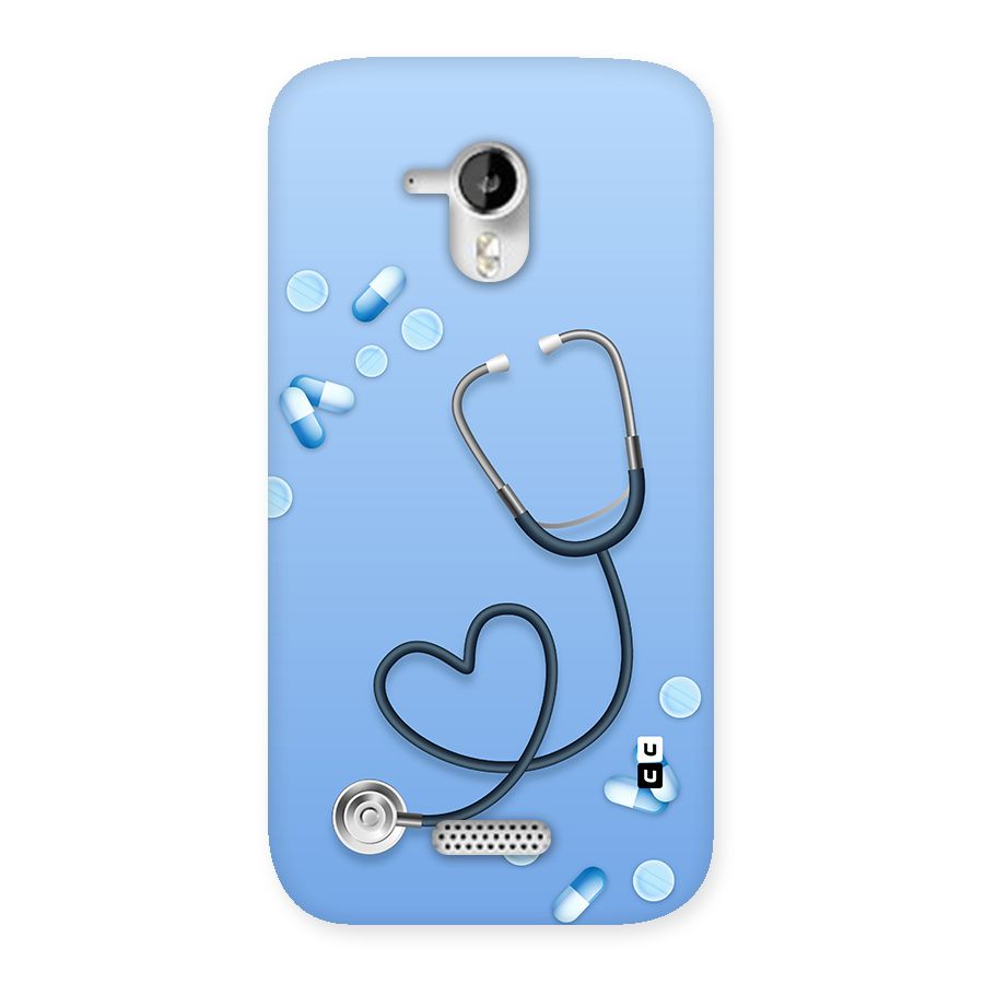 Doctors Stethoscope Back Case for Micromax Canvas HD A116