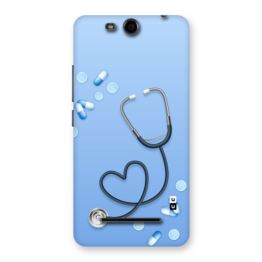 Doctors Stethoscope Back Case for Micromax Canvas Juice 3 Q392