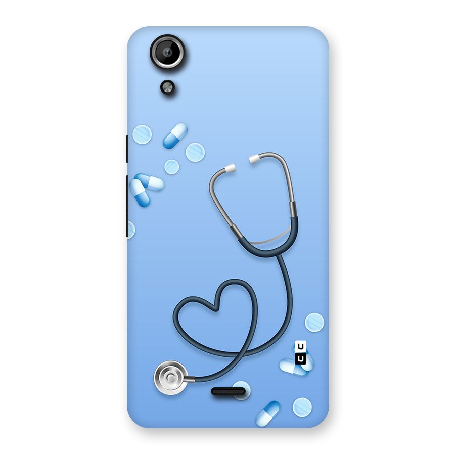 Doctors Stethoscope Back Case for Micromax Canvas Selfie Lens Q345