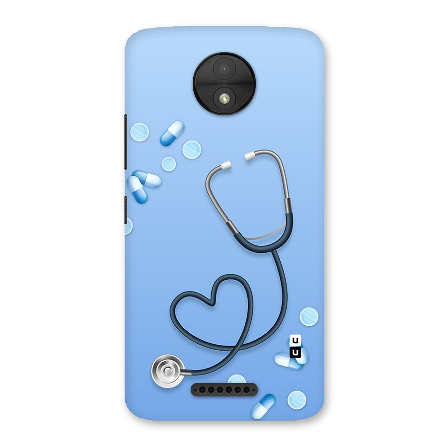 Doctors Stethoscope Back Case for Moto C