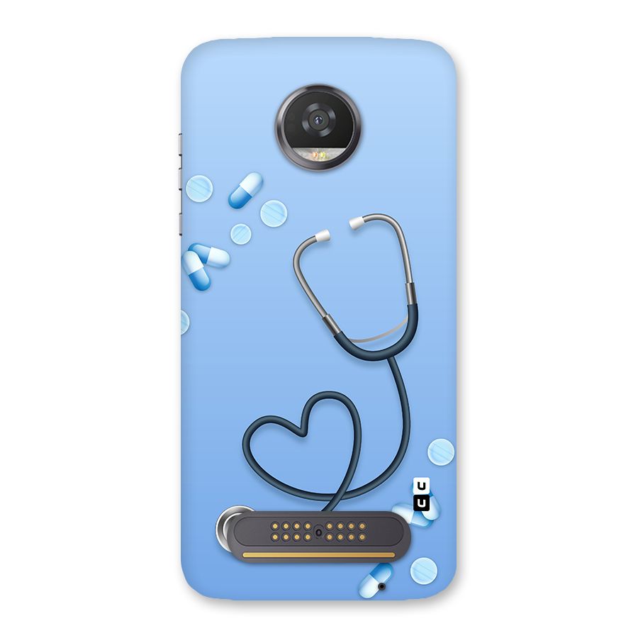 Doctors Stethoscope Back Case for Moto Z2 Play