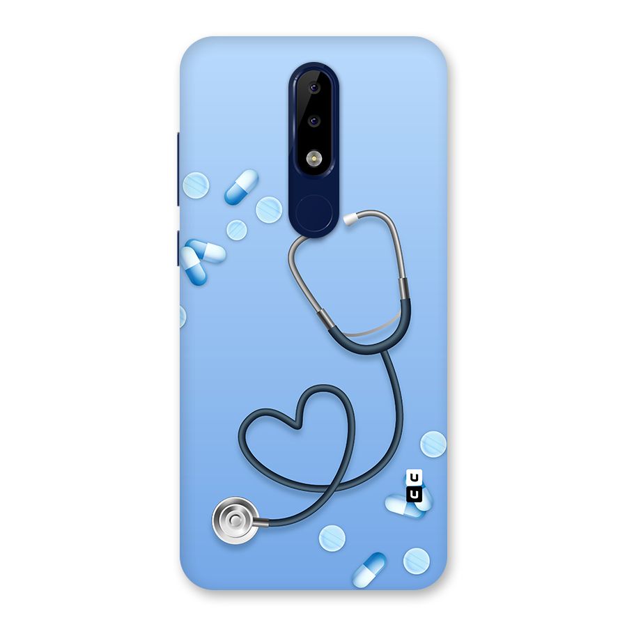 Doctors Stethoscope Back Case for Nokia 5.1 Plus