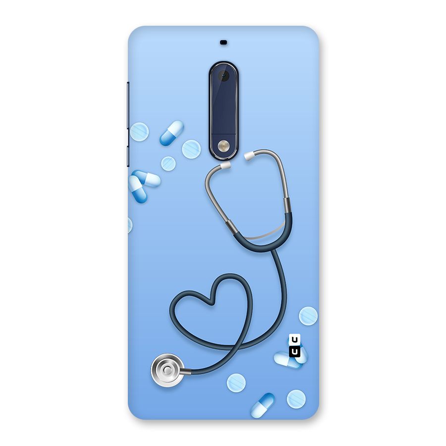 Doctors Stethoscope Back Case for Nokia 5