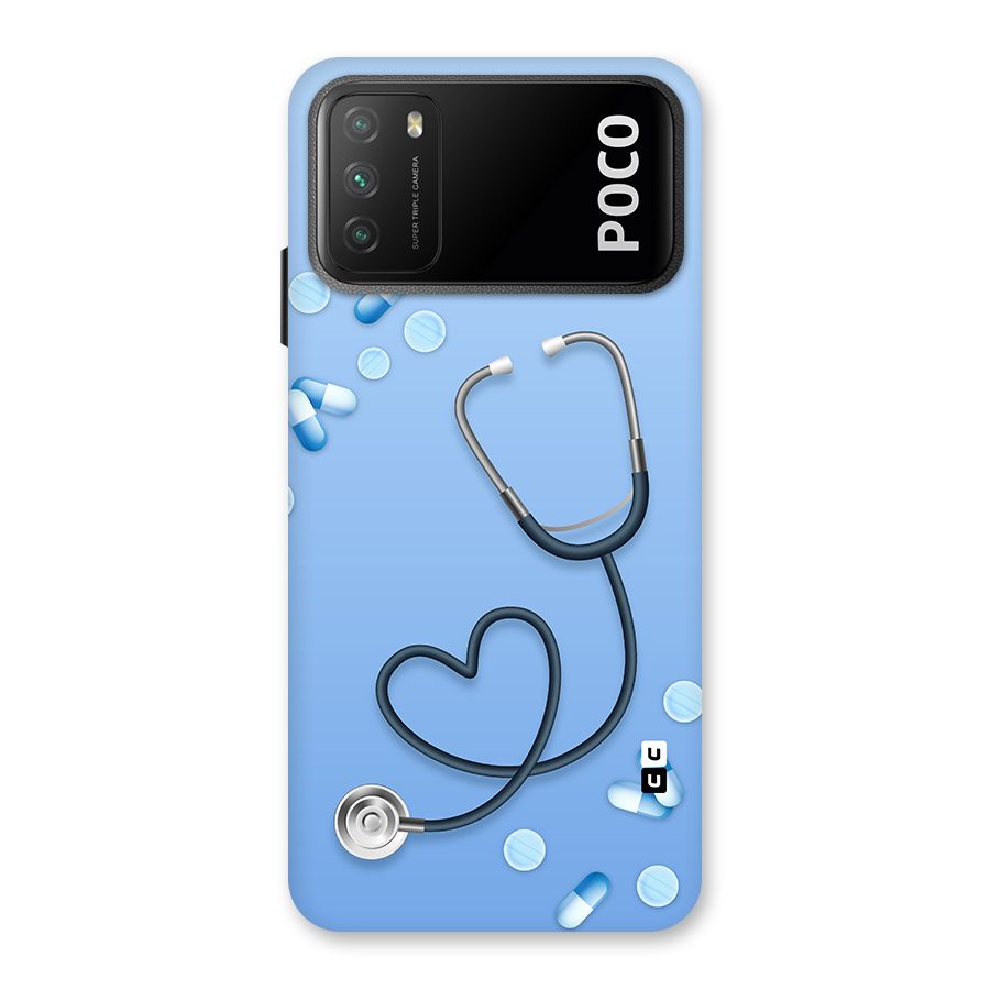 Doctors Stethoscope Back Case for Poco M3