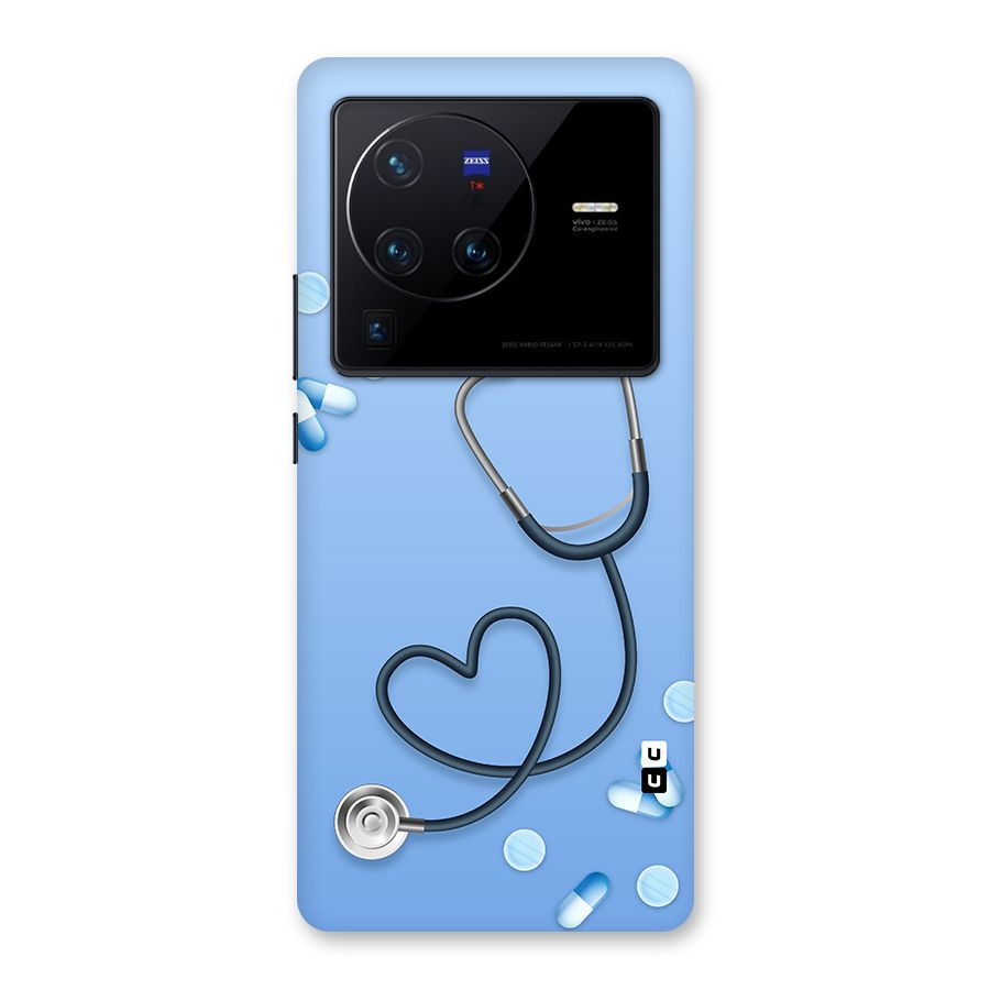 Doctors Stethoscope Back Case for Vivo X80 Pro