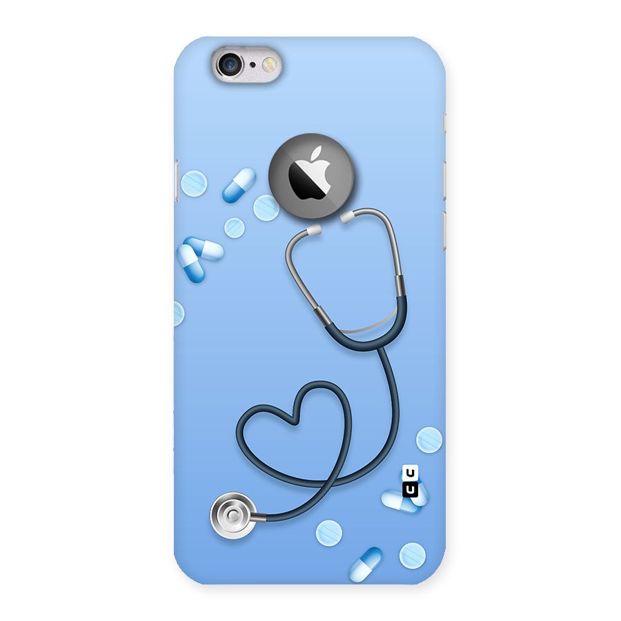 Doctors Stethoscope Back Case for iPhone 6 Logo Cut