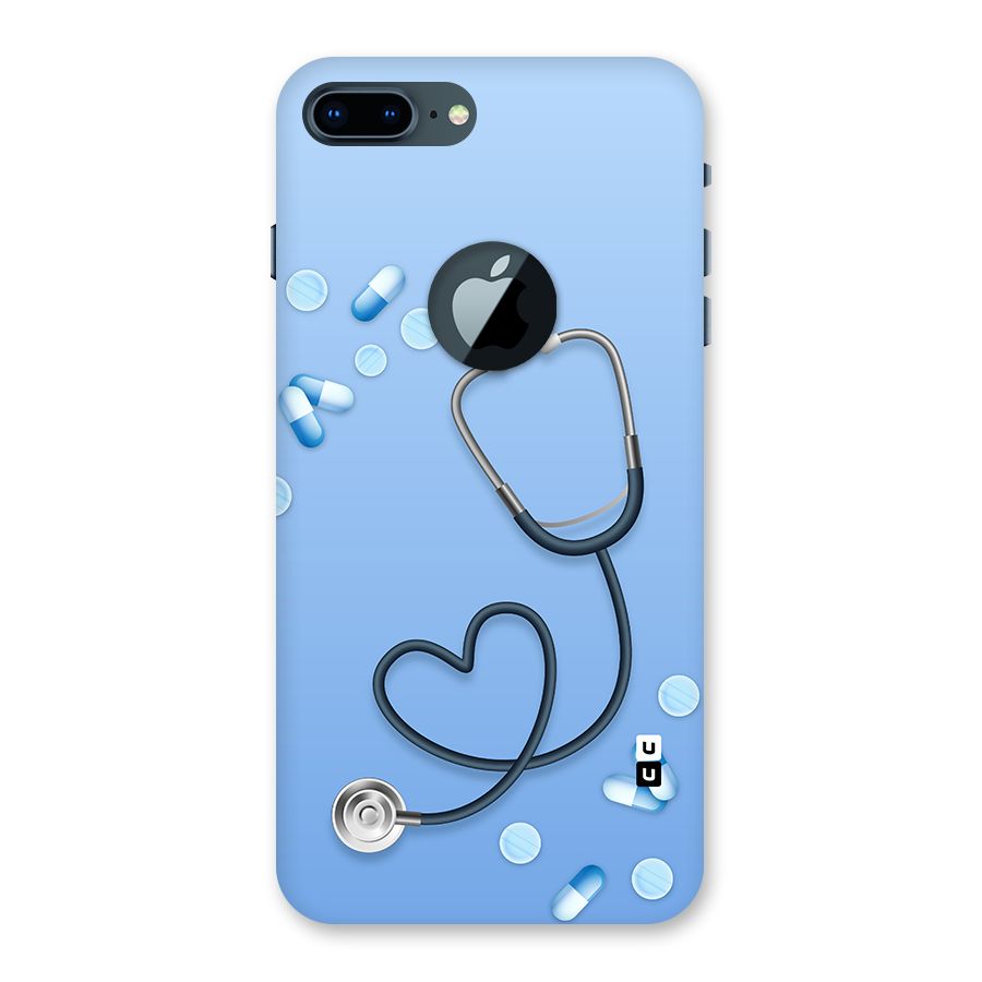 Doctors Stethoscope Back Case for iPhone 7 Plus Logo Cut
