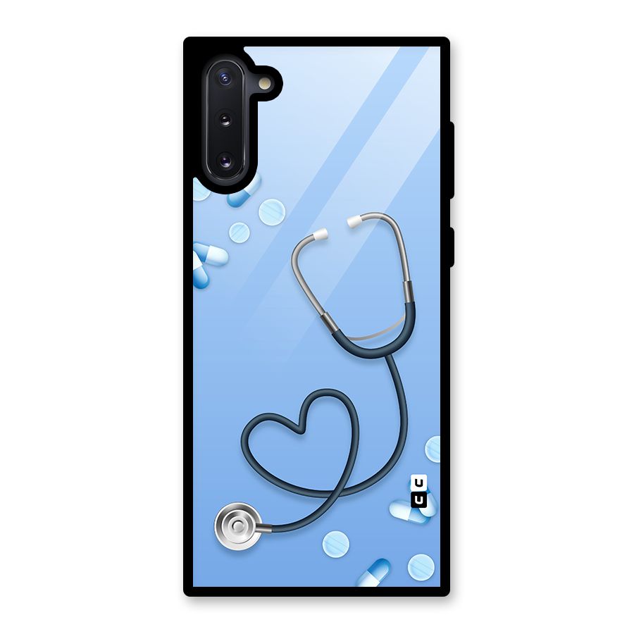 Doctors Stethoscope Glass Back Case for Galaxy Note 10