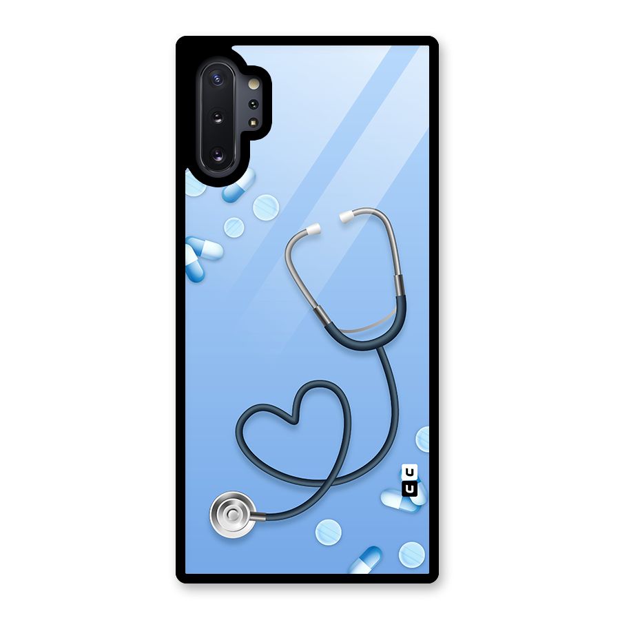 Doctors Stethoscope Glass Back Case for Galaxy Note 10 Plus