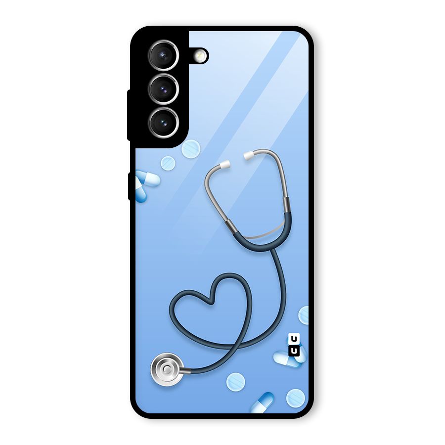 Doctors Stethoscope Glass Back Case for Galaxy S21 5G