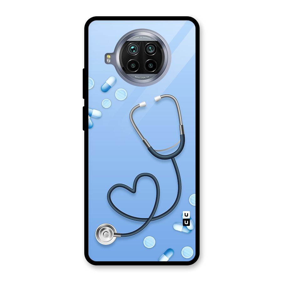 Doctors Stethoscope Glass Back Case for Mi 10i