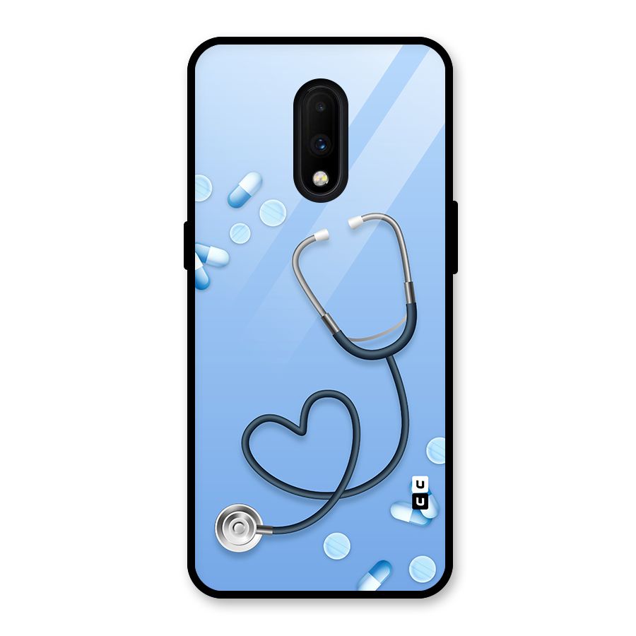 Doctors Stethoscope Glass Back Case for OnePlus 7