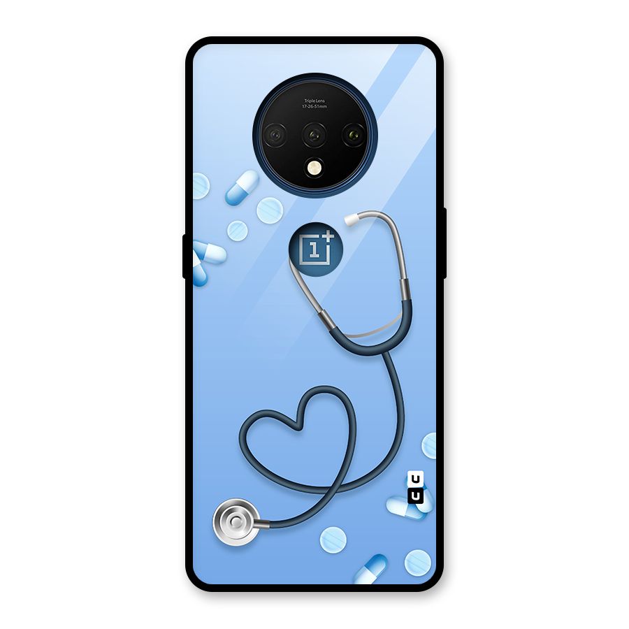 Doctors Stethoscope Glass Back Case for OnePlus 7T