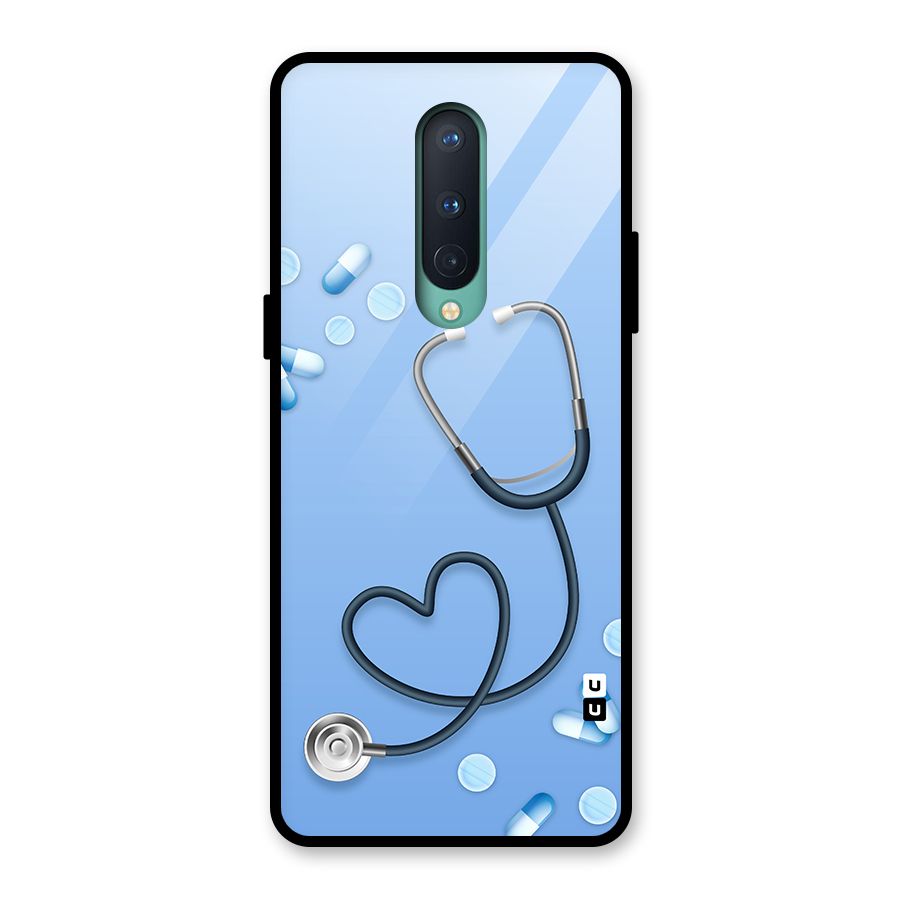 Doctors Stethoscope Glass Back Case for OnePlus 8