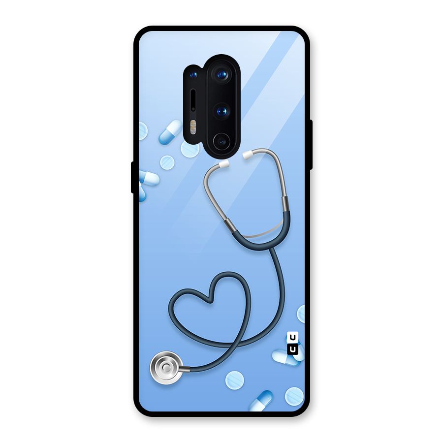 Doctors Stethoscope Glass Back Case for OnePlus 8 Pro