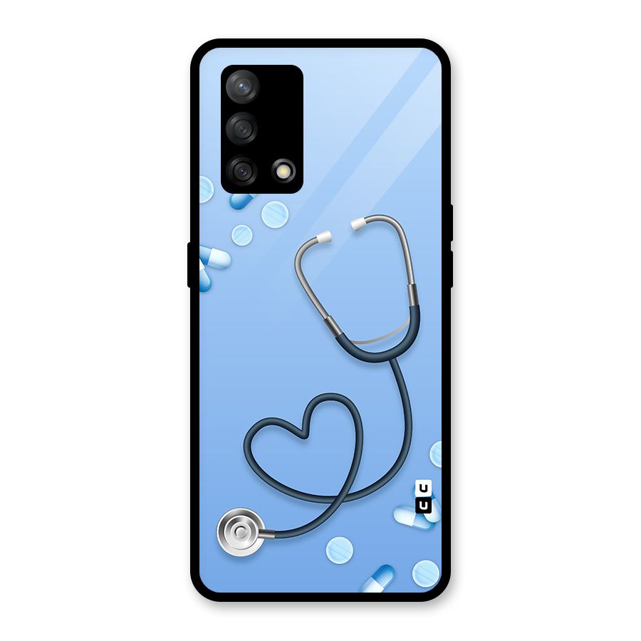 Doctors Stethoscope Glass Back Case for Oppo F19