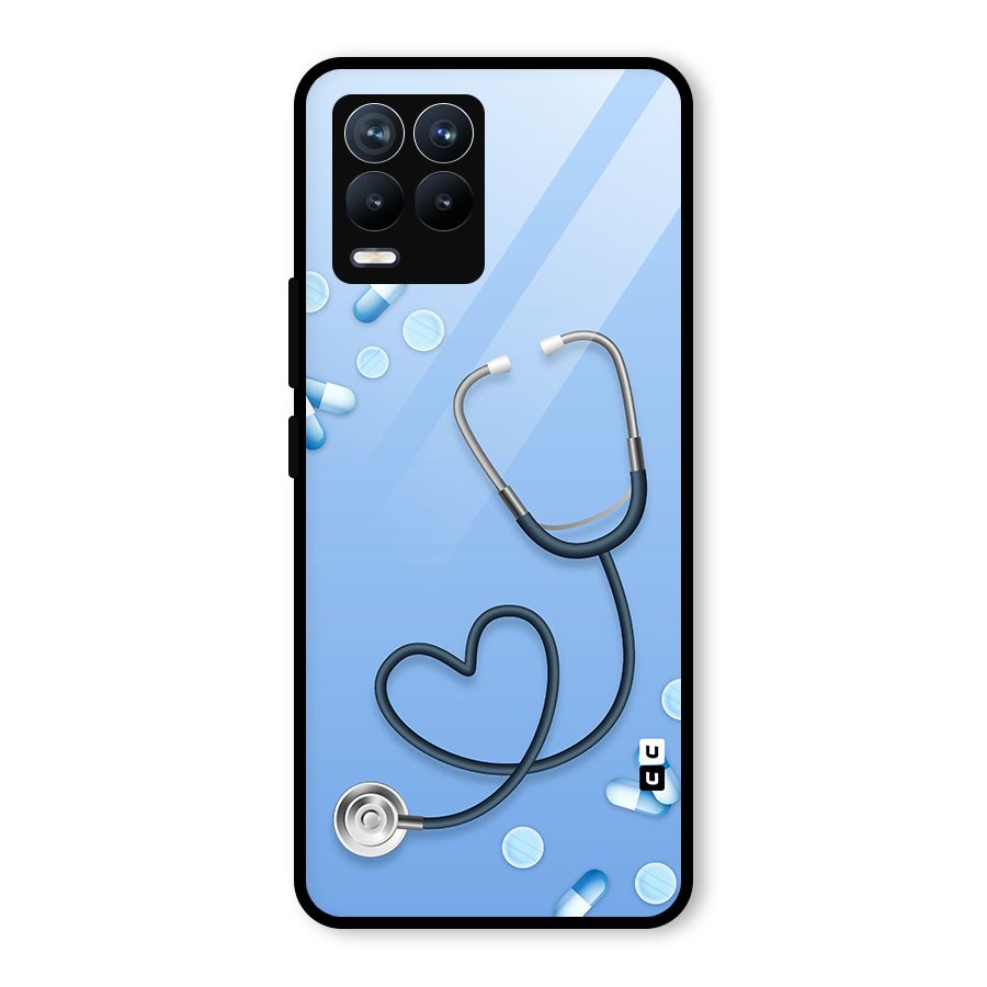 Doctors Stethoscope Glass Back Case for Realme 8 Pro