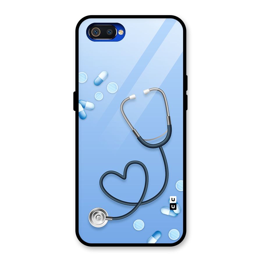 Doctors Stethoscope Glass Back Case for Realme C2