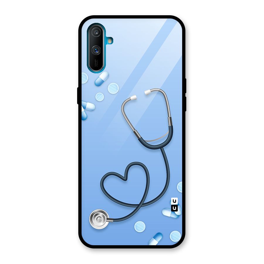 Doctors Stethoscope Glass Back Case for Realme C3