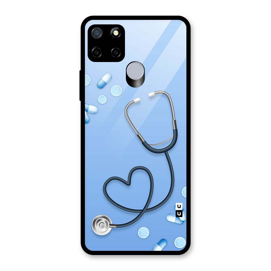 Doctors Stethoscope Glass Back Case for Realme Narzo 30A