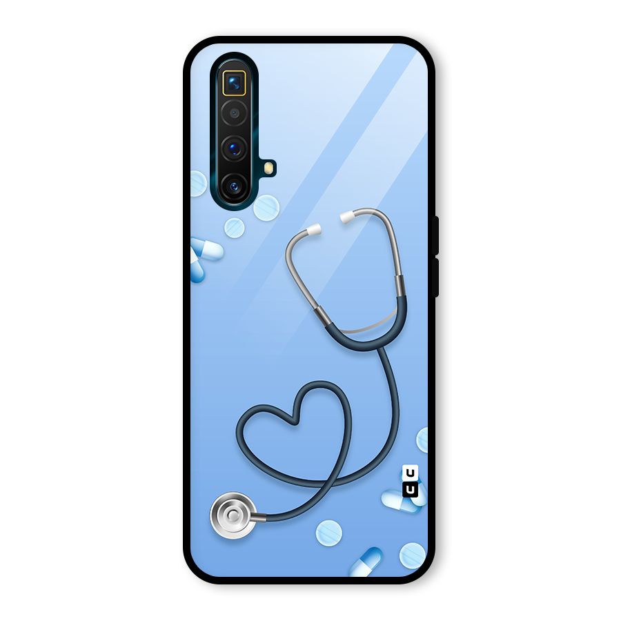Doctors Stethoscope Glass Back Case for Realme X3