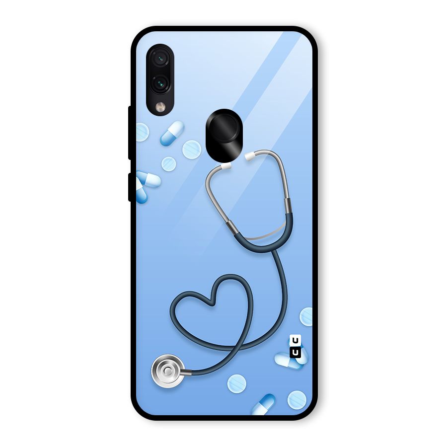 Doctors Stethoscope Glass Back Case for Redmi Note 7 Pro