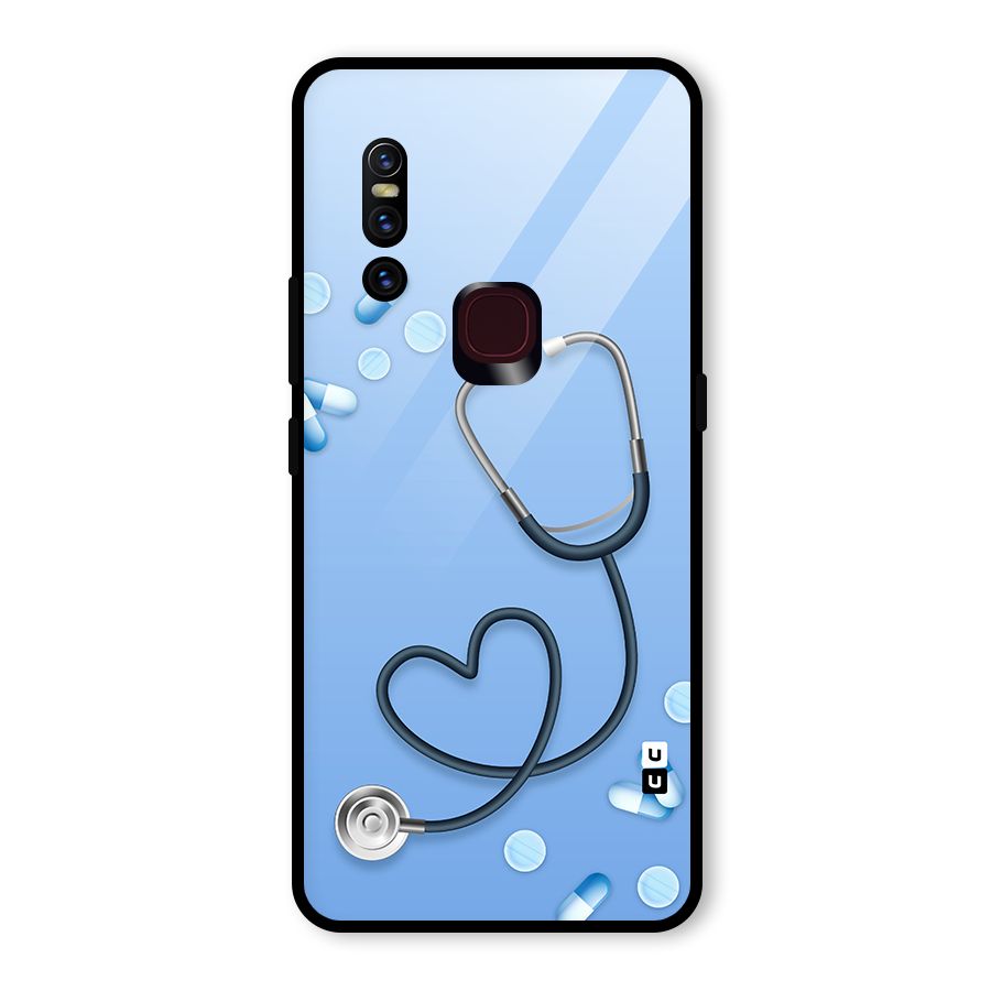 Doctors Stethoscope Glass Back Case for Vivo V15