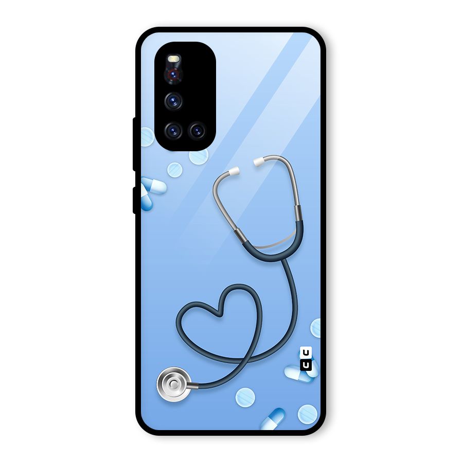 Doctors Stethoscope Glass Back Case for Vivo V19