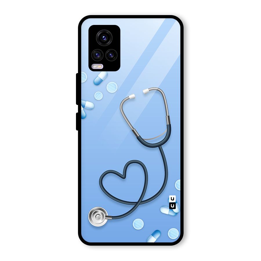 Doctors Stethoscope Glass Back Case for Vivo V20