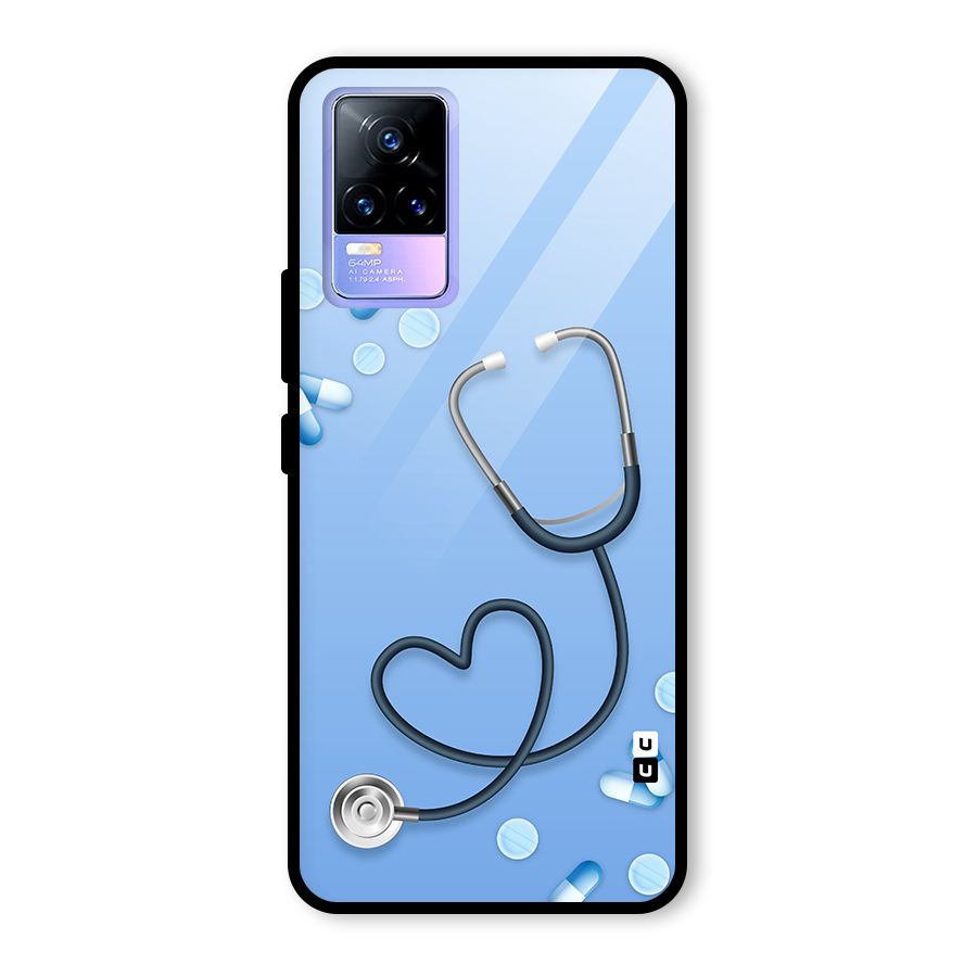 Doctors Stethoscope Glass Back Case for Vivo Y73