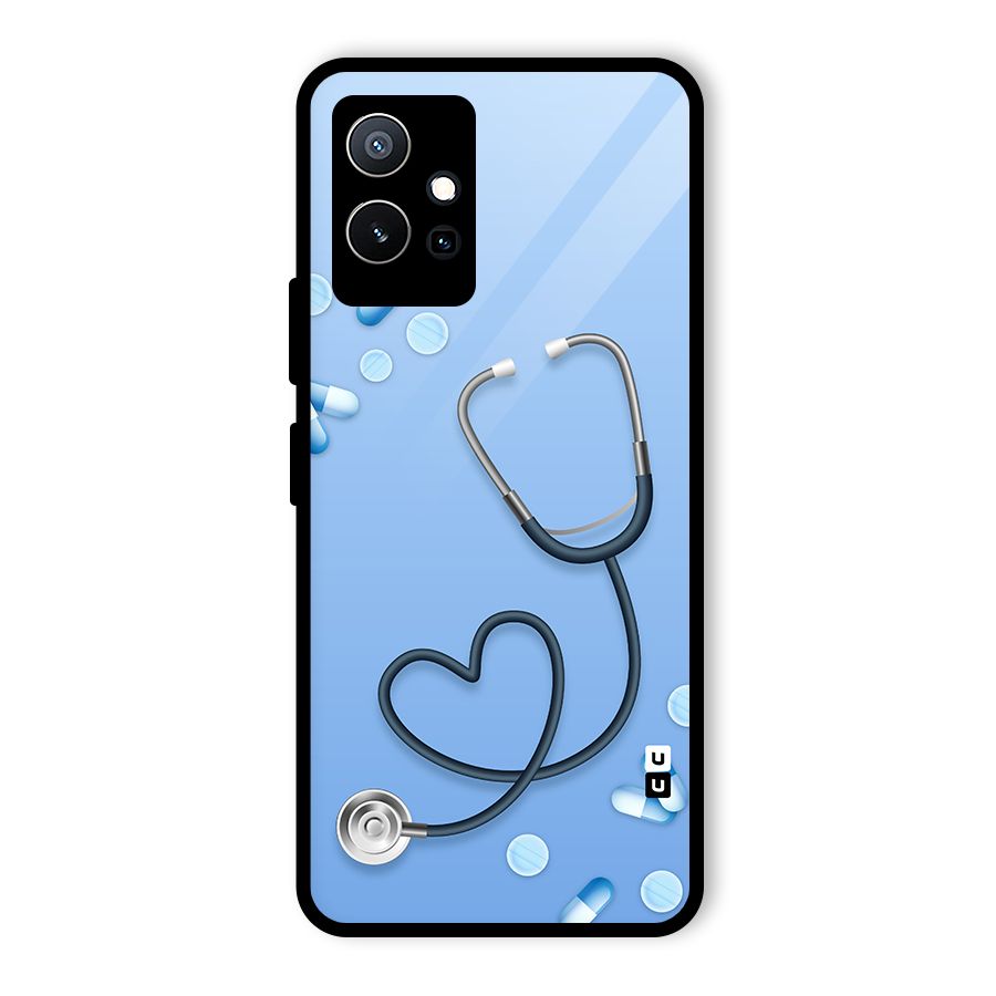 Doctors Stethoscope Glass Back Case for Vivo Y75 5G