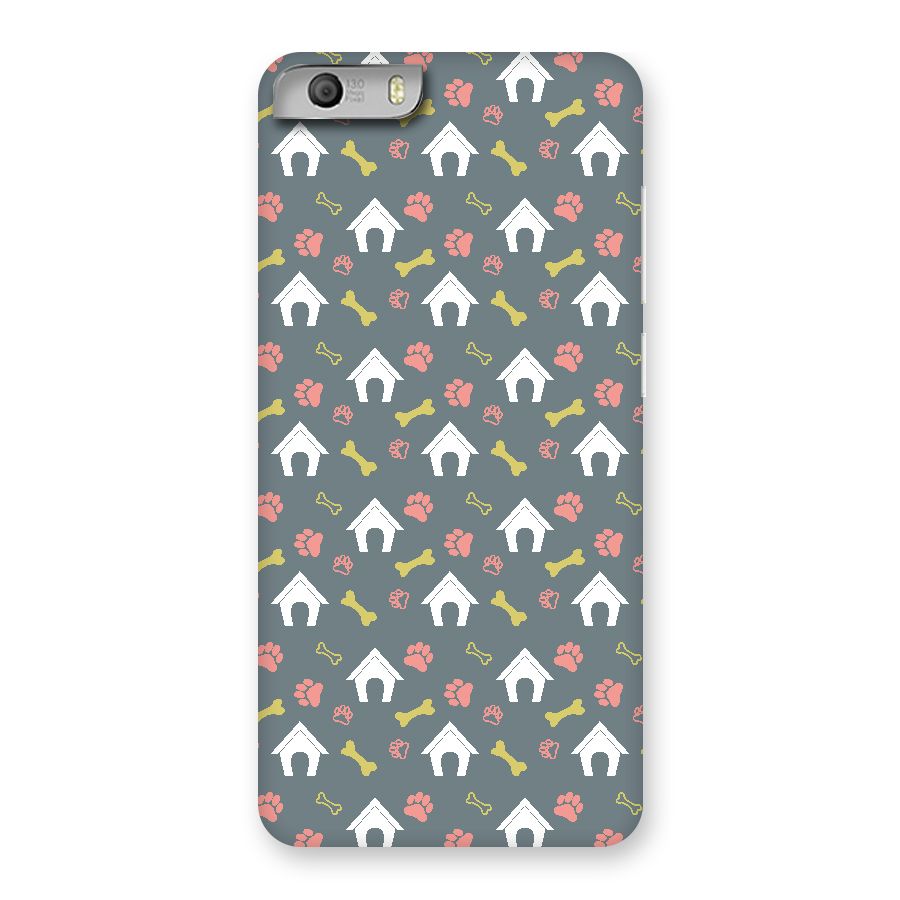 Dog Pattern Back Case for Micromax Canvas Knight 2