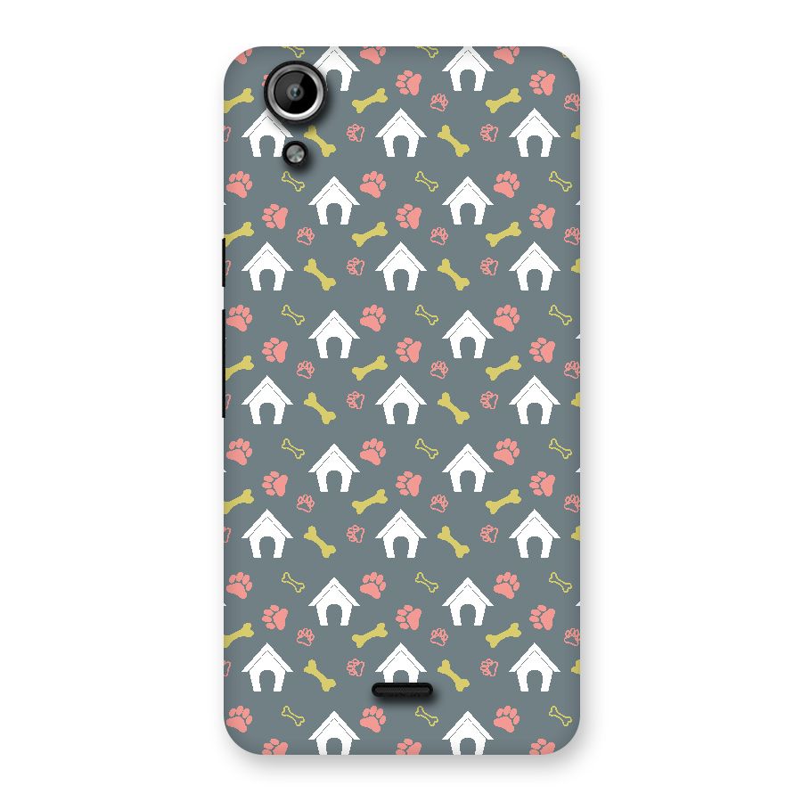 Dog Pattern Back Case for Micromax Canvas Selfie Lens Q345