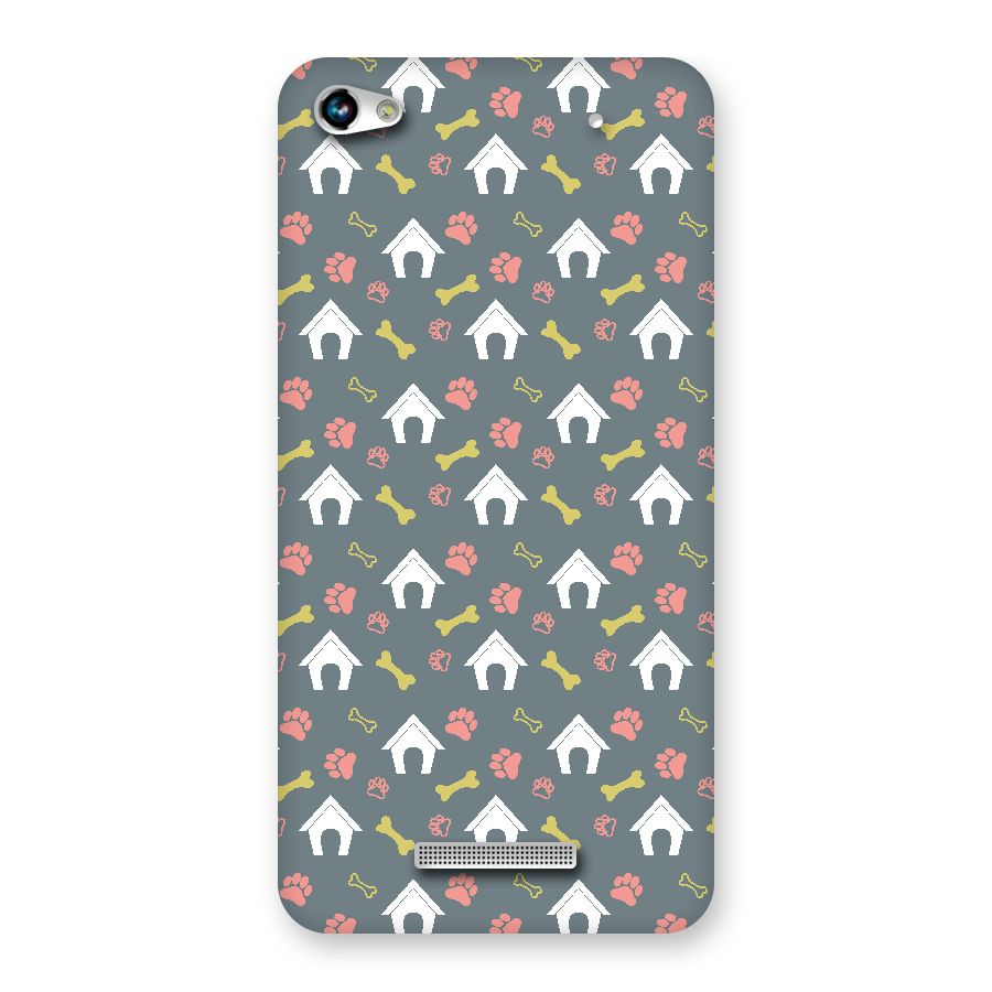 Dog Pattern Back Case for Micromax Hue 2